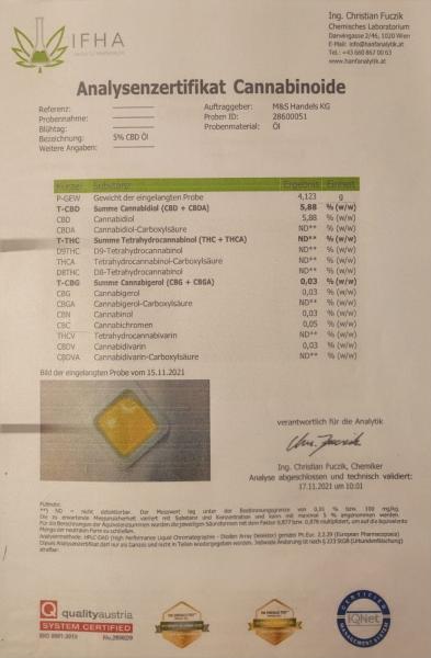 CBD Aromaextrakt BIO 10ml/5%